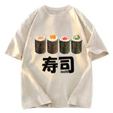 Tokyosol Kawaii Sushi Roll Washed T Shirt