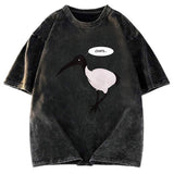 Tokyosol Chicken Loves Chips Washed T Shirt