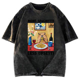 Tokyosol More Spaghetti Less Upsetti Capybara Washed T-Shirt