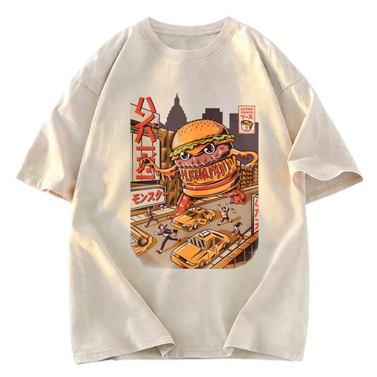Tokyosol The Great Burger Kaiju Japanese Washed T Shirt