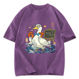 Tokyosol Japanese Goose Teacher 6 7 Meme Washed T Shirt