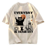 Tokyosol Everyday Is Trash Day Washed T Shirt