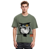 Tokyosol Wink Owl Washed T Shirt