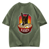 Tokyosol Ramen Hand Gesture Washed T Shirt