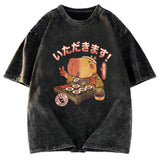 Tokyosol Sushi Chef Capybara Washed T Shirt