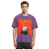 Tokyosol Vintage Japanese Anime Ramen Washed T Shirt