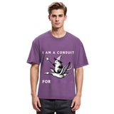 Tokyosol Opossum Riding Flying Goose Washed T Shirt