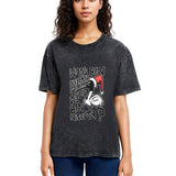 Tokyosol Christmas Bin Chicken Washed T Shirt
