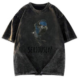 Tokyosol Raven S Question Washed T Shirt