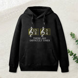 Music Difficult Times Geek Hoodie