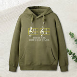 Music Difficult Times Geek Hoodie