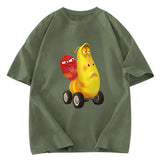 Tokyosol Larve Red and Yellow on The Car Washed T-Shirt