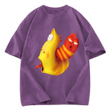 Tokyosol Larve Red and Yellow Washed T-Shirt