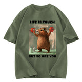 Tokyosol Capybara Lifting Washed T-Shirt