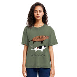 Tokyosol Let's Stretch Together Washed T-Shirt