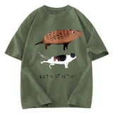 Tokyosol Let's Stretch Together Washed T-Shirt