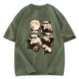 Tokyosol Capybara Full Moon Washed T-Shirt