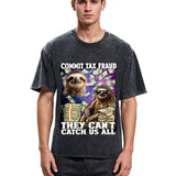 Tokyosol They Cant Catch Us All Washed T-Shirt