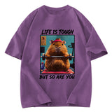 Tokyosol Withstand Tough Funny Washed T-Shirt
