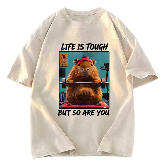 Tokyosol Withstand Tough Funny Washed T-Shirt