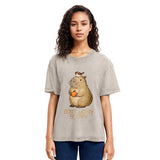 Tokyosol Capybaras Don't Worry Washed T-Shirt