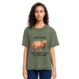 Tokyosol Capybara Gotta Feeling Washed T-Shirt