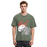 Tokyosol Whole Lotta Red Hip-Hop Capybara Washed T-Shirt