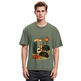 Tokyosol Japanese Vending Machine Cat Washed T-Shirt