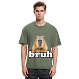 Tokyosol Bruh Capybara Washed T-Shirt