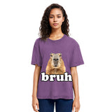 Tokyosol Bruh Capybara Washed T-Shirt