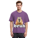 Tokyosol Bruh Capybara Washed T-Shirt