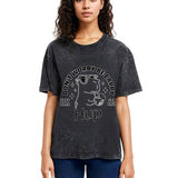 Tokyosol Capybara Be Cappy Funny Washed T-Shirt