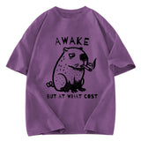 Tokyosol Capybara Smoking Washed T-Shirt