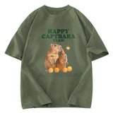 Tokyosol Happy Capybara Year Washed T-Shirt