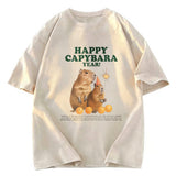 Tokyosol Happy Capybara Year Washed T-Shirt