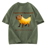 Tokyosol Capybraelli Bananalelli Washed T-Shirt