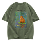 Tokyosol Monet's Capybara Washed T-Shirt