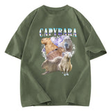 Tokyosol Vintage Capybara Washed T-Shirt