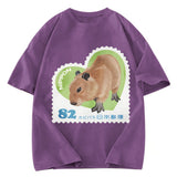 Tokyosol Japanese Capybara Washed T-Shirt