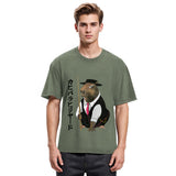 Tokyosol Capybara Billiards Player Washed T-Shirt