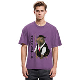 Tokyosol Capybara Billiards Player Washed T-Shirt