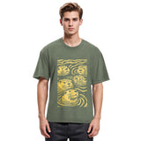 Tokyosol Woodcut Otter Washed T-Shirt