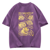 Tokyosol Woodcut Otter Washed T-Shirt