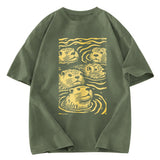 Tokyosol Woodcut Otter Washed T-Shirt