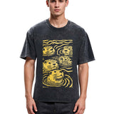 Tokyosol Woodcut Otter Washed T-Shirt