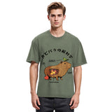Tokyosol Capybara Anatomy Washed T-Shirt