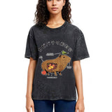 Tokyosol Capybara Anatomy Washed T-Shirt