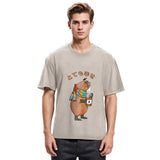 Tokyosol Capybara Drinking Coffee Washed T-Shirt