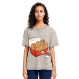 Tokyosol Capybara With Tomato Sauce Washed T-Shirt