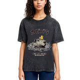 Tokyosol Relaxed Hot Spring Capybara Washed T-Shirt